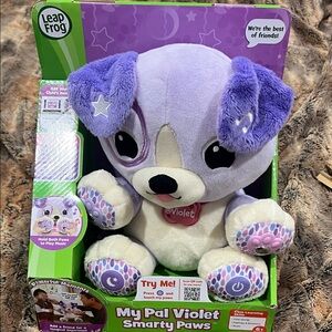 LeapFrog My Pal Violet Smarty Paws Plush Toy BNIB can’t get to “try me”